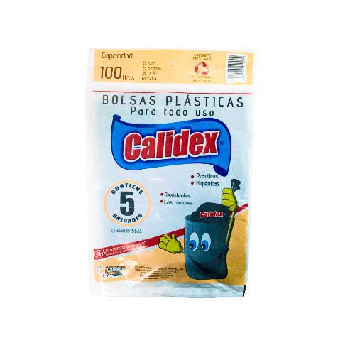 Bolsas Plasticas 100Lt Calidex