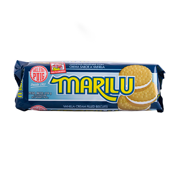 Galleta De Vainilla 216gr Marilu Puig