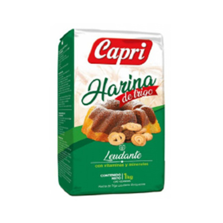 Harina de Trigo Leudante 1Kg Capri