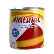 Leche Condensada Azucarada 340gr Natulac