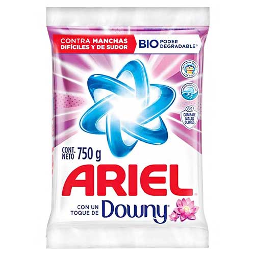 Detergente En Polvo Downy 750gr Ariel