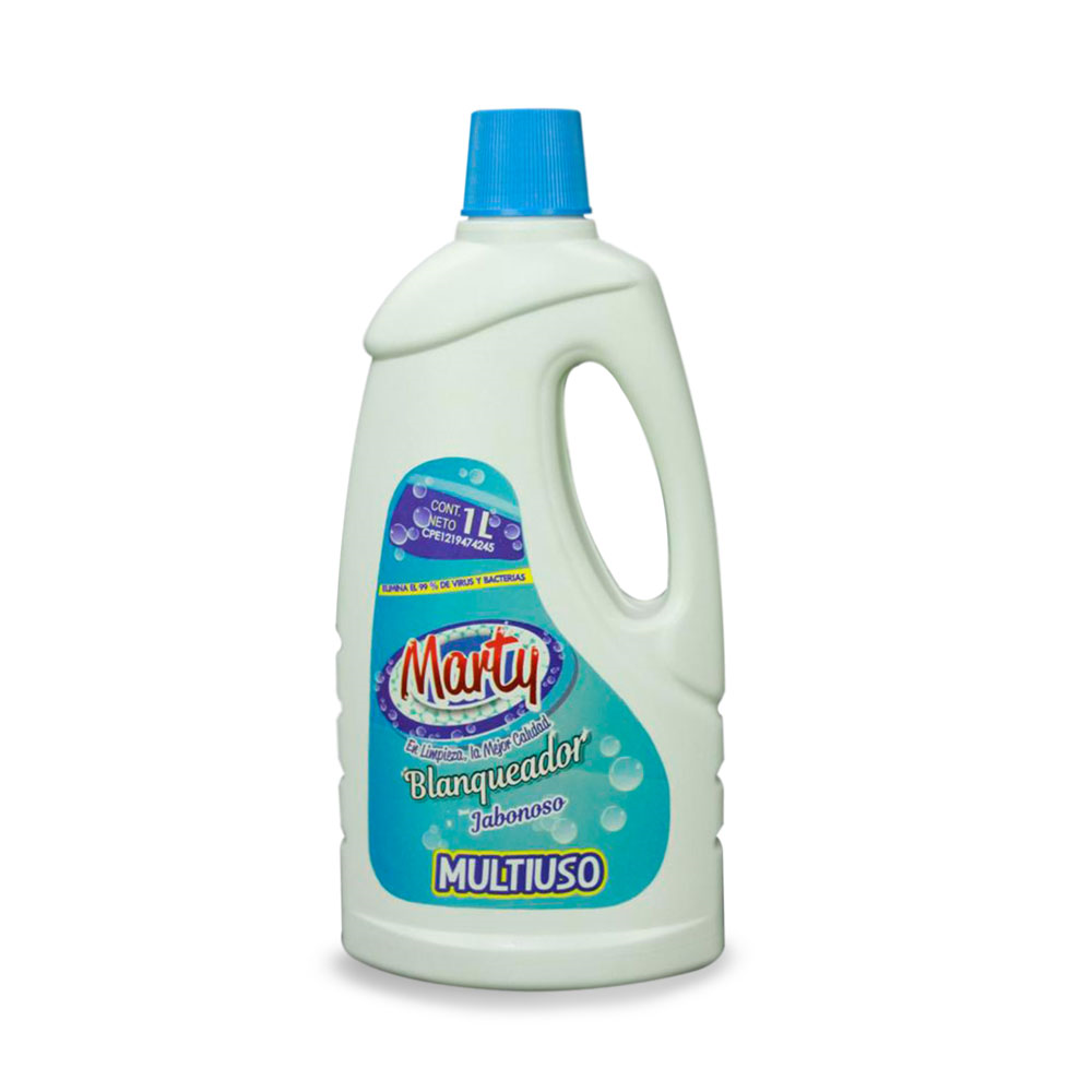 Blanqueador Jabonoso Multiuso 1L Marty