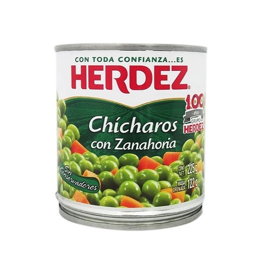 [60314] Guisantes Con Zanahoria 225gr Herdez